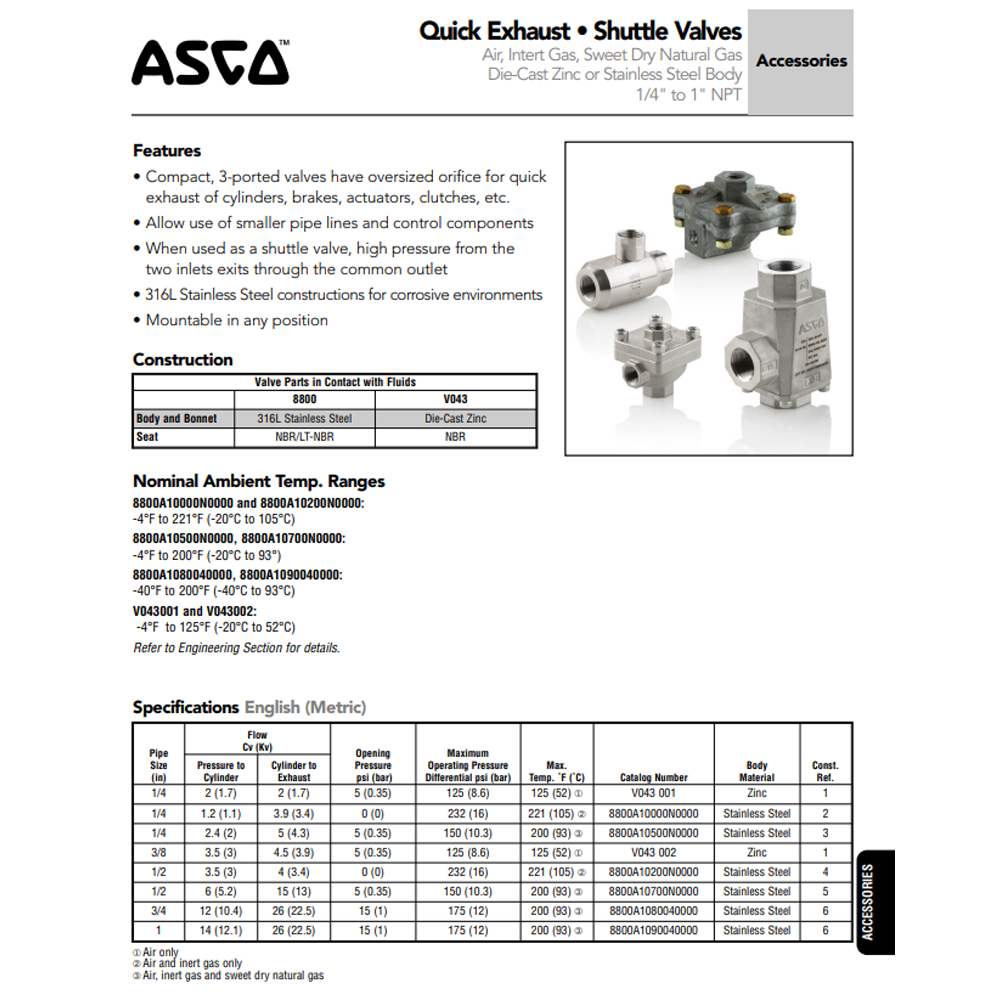 ASCO AC QUICK - KC TPS